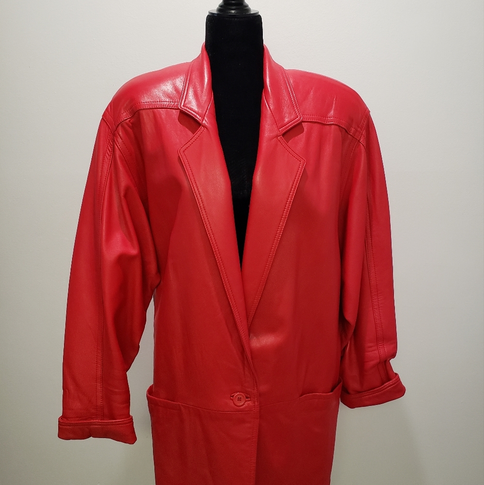 Georgetown Leather Red Jacket